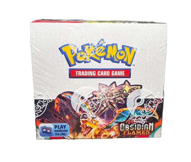 Pokemon Display Booster Box: Obsidian Flames (36 Boosters) – Blazes