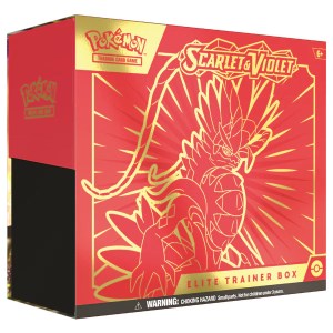( FORUDBESTILLING ) Scarlet & Violet Base Set Elite Trainer Box - Koraidon Elite Trainer Box