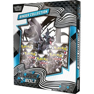 Pokemon Scarlet & Violet: Black Bolt - Binder Collection (5 Boosters + 9-Pocket Mappe, Holder 360+ Kort)