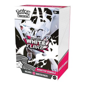 ( FORUDBESTILLING ) Pokemon Booster Pakke - SV10.5 - Scarlet & Violet: White Flare Booster Pack Bundle (Box med 6 Boosters)