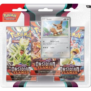 Pokemon - Obsidian Flames - Trio Blister Booster Pack Eevee