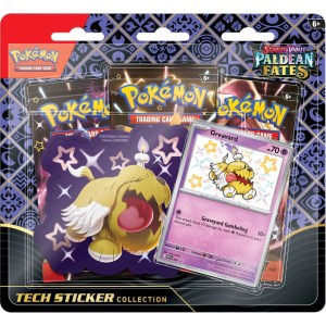 Pokemon - Paldean Fates - Trio Blister Booster Pack Greavard