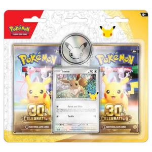 Pokemon Blister Pack: Mega Evolution 30th Celebration 2-Pack Blister Eevee