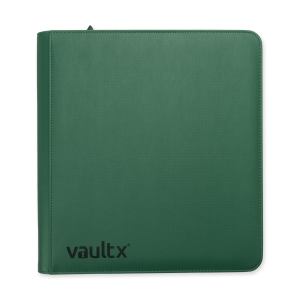 Vault X Binder: 12-Pocket Exo-Tec Zip – Metallic Green