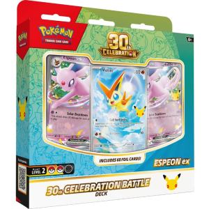 Pokemon Deck: Mega Evolution 30th Celebration Battle Deck – Espeon ex (Day)