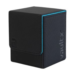 Vault X Deck Box: Exo-Tec Toploading 80+ – Black / Electric Blue