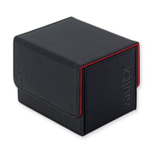 Vault X Deck Box: Exo-Tec Sideloading 100+ – Black / Electric Red