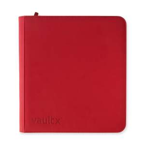 Vault X Binder: 12-Pocket Exo-Tec Zip – Fire Red