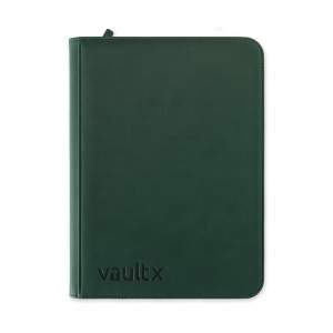 Vault X Binder: 9-Pocket Exo-Tec Zip – Forest Green