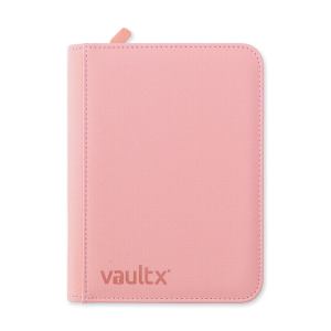 Vault X Binder: 4-Pocket Exo-Tec Zip – Just Pink