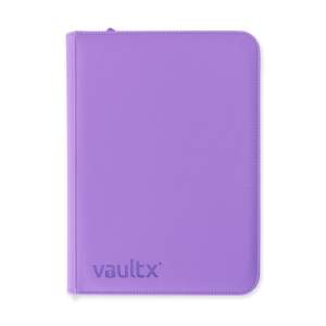 Vault X Binder: 9-Pocket Exo-Tec Zip – Just Purple