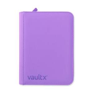 Vault X Binder: 4-Pocket Exo-Tec Zip – Just Purple