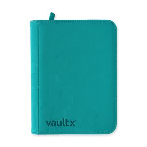 Vault X Binder: 4-Pocket Exo-Tec Zip – Ocean Blue