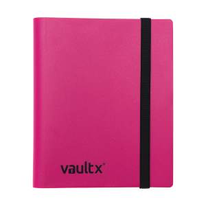 Vault X Binder: 4-Pocket Strap – Pink