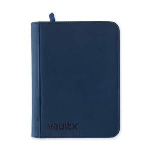 Vault X Binder: 4-Pocket Exo-Tec Zip – Royal Blue