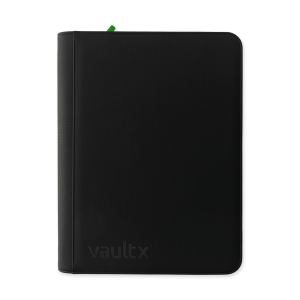 Vault X Binder: 16-Pocket Exo-Tec Zip – Signature Black