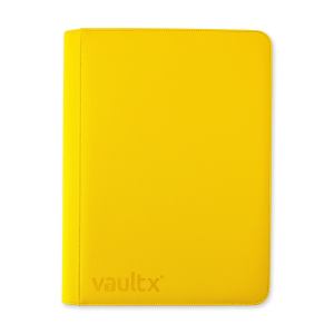 Vault X Binder: 16-Pocket Exo-Tec Zip – Sunrise Yellow