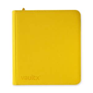Vault X Binder: 12-Pocket Exo-Tec Zip – Sunrise Yellow
