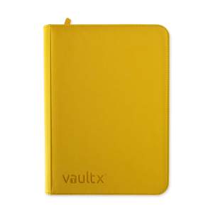 Vault X Binder: 9-Pocket Exo-Tec Zip – Sunrise Yellow