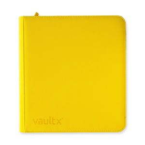 Vault X Binder: 12-Pocket Exo-Tec Zip XL – Sunrise Yellow